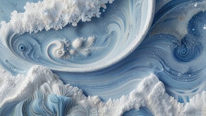 Wall Mural - ice background