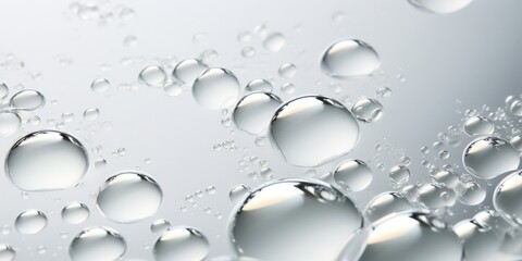 Wall Mural - Water Drops Abstract