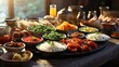 © Ghulam - a bunch of pans with different foods in them