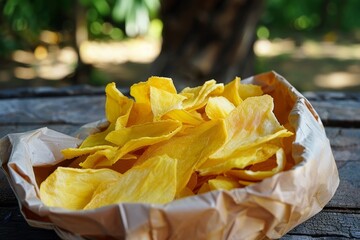 Sticker - Fresh jackfruit chips Healthy snacks