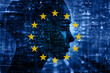 © Im Vector - AI act - law regulation of artificial intelligence in europe union. Eu stars and sign
