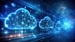 © Man888 - Evolution of Cloud Development Trends Transition from Containerization to Serverless Computing. Concept Cloud Development Trends, Containerization, Serverless Computing, Evolution, Transition