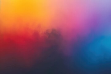 Wall Mural - Abstract Blurred Background with Multicolor Gradient and Grainy Texture