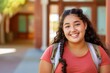 © Danko - Fat hispanic girl smiling in school