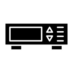 Sticker - Dvd Player Glyph Icon