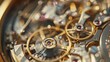 © Justlight - A closeup of a watch movement showcasing the intricate inner workings and precision that goes into creating a highend timepiece.