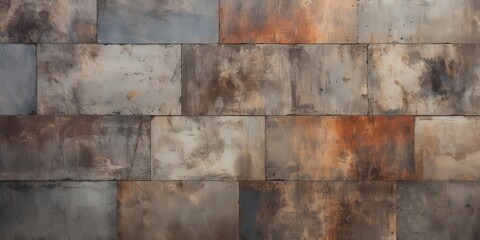 Wall Mural - Abstract Rusty Metal Wall Texture