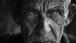 © jr-art - A man with a black and white photo of his face