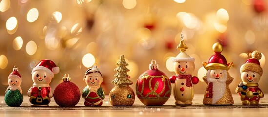 Sticker - Christmas toys with isolated background showcasing ample copy space image.