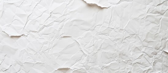 Leinwandbilder - Textured white paper creating an abstract backdrop for design projects with available copy space image.