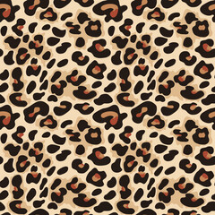 Wall Mural - 
leopard pattern seamless background vector modern print for textiles, wild cat spots
