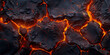 © ceren - A fiery, molten lava background with cracks and glowing orange hues, perfect for adding intense and dramatic visual impact to your designs.