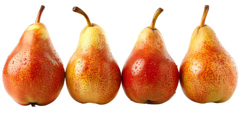 Wall Mural - Pear isolated on transparent or white background 