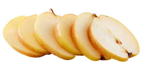 Wall Mural - Pear isolated on transparent or white background 