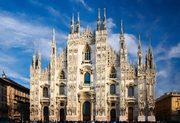 Wall Mural - A view of Milan Cathedral