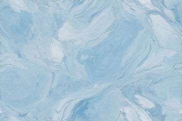 Wall Mural - Abstract pattern of swirling blue and white marble texture background
