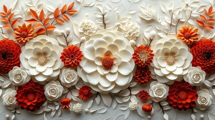 Colorful Flower Decoration, Artistic Floral Arrangement