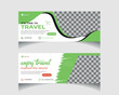 © Sisir2367 - Travel and Tour banner template design for marketing