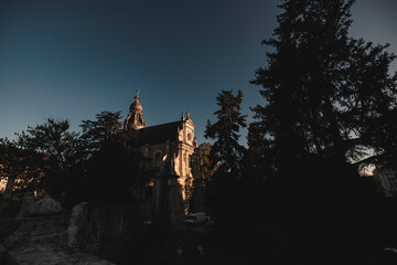 Wall Mural - Church in the twilight