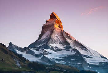 Poster - A view of the Matterhorn in the Swiss Alps