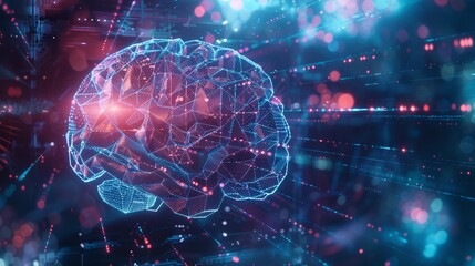 Poster - Artificial Intelligence: Flying through a digital brain's data universe