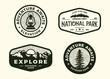 © Wooden - RETRO VINTAGE FISHING OUTDOOR ADVENTURE LOGO BADGE PATCH FOR HAT, T-SHIRT,  STICKER