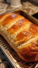 cooked bread pastry on the table