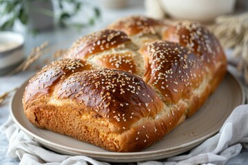 Poster - Fresh Homemade Braided Bread