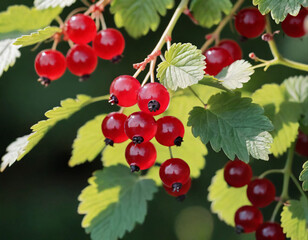 Wall Mural - Sweet and appetising currants, słodkie i apetyczne porzeczki