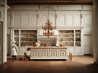 Wall Mural - Golden Age Elegance A Dutch-Inspired Kitchen.jpeg