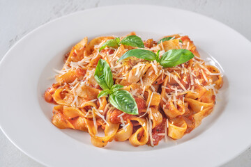 Sticker - Pasta with tomato sauce