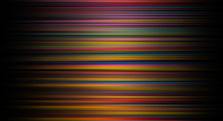 Wall Mural - Abstract Rainbow light trails on the dark background