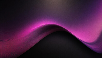 Poster - dark purple star wave texture, glowing abstract background with copy space, web design blank template