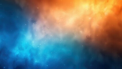 Wall Mural - blue and orange abstract background. ai.