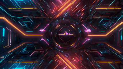 abstract background with code