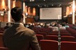 © Isuru - Speaker At Virtual Training Seminar. Training Conference With Audience