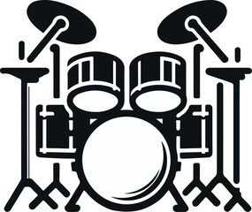 High-Quality Drum Set Vector and Illustration Art: Perfect Clipart and Graphics for Musicians and Designers