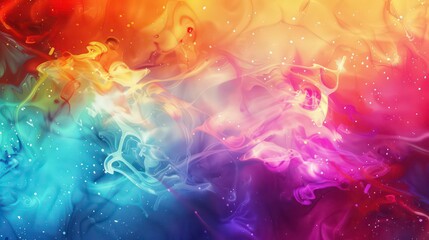 Canvas Print - colorful abstract background. generative ai