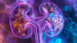 © Prasanth - Renal pathology image displaying chronic kidney disease effects on kidney tissue. Concept Medical Imaging, Renal Pathology, Chronic Kidney Disease, Kidney Tissue, Histopathology