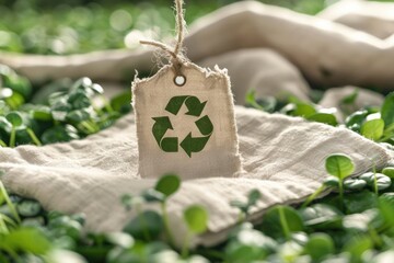 Recycling organic cotton for sustainable lifestyle with zero waste.