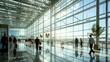 © Salman - airport terminal with vast energy-efficient glass walls that provide passengers with expansive views while maintaining optimal indoor climate control
