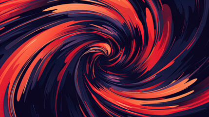 Wall Mural - Vibrant and bold swirling pattern on background