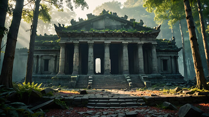 temple of heaven generated by AI technology