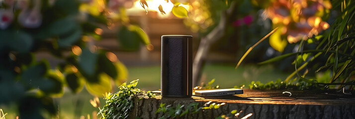 An advanced outdoor speaker system with solarpowered batteries and weatherresistant design for summer gatherings