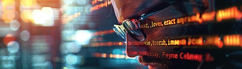 Software developer working on layered code structures, Software Development, Coding Process