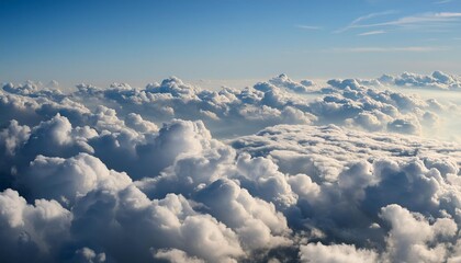 Poster - clouds from above