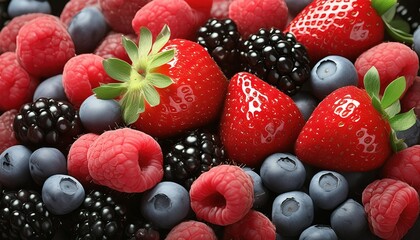 Canvas Print - berry mix