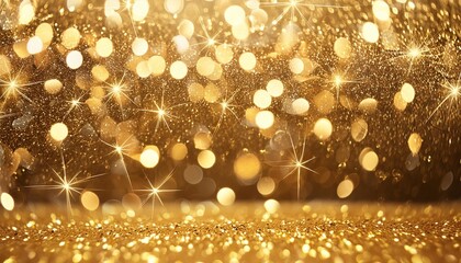 golden glitter party or gold champaign color sparkel christmas background