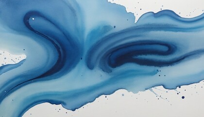 Wall Mural - watercolor brush stain in a soft, transparent and abstract design