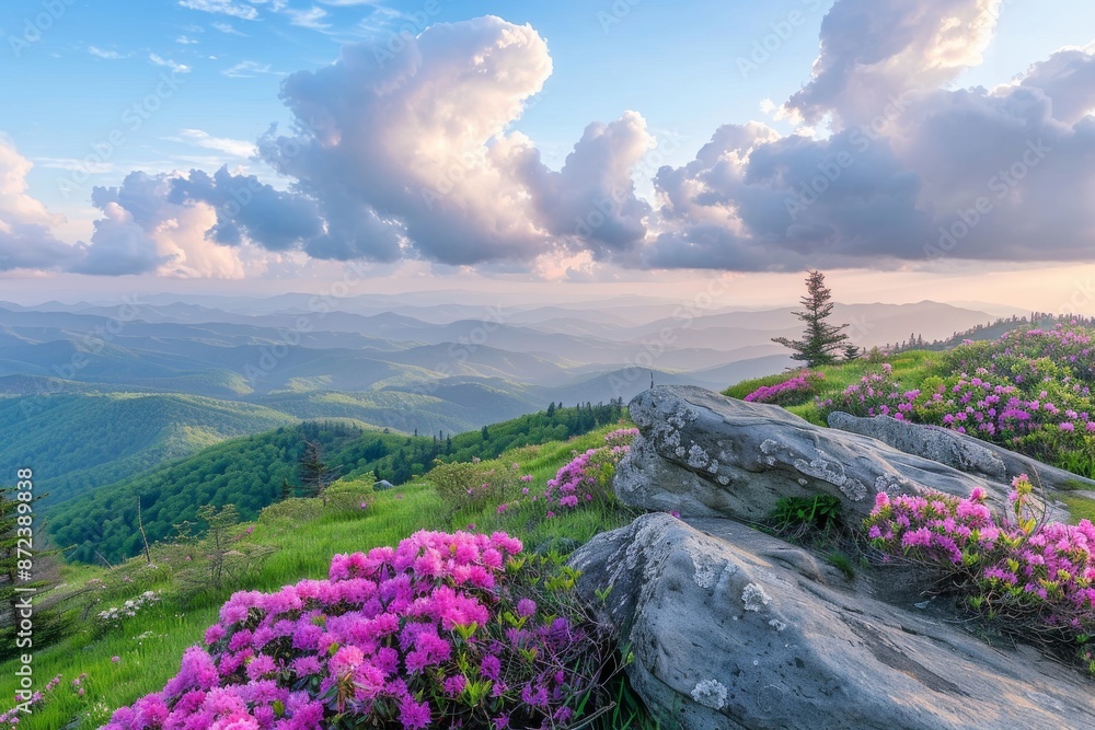 There was a stunning display of spring rhododendron blooms this year in ...